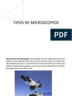 Los Tipos de Microscopios y Sus Usos