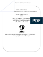 MP & MC Lab Manual - iii-II Ece