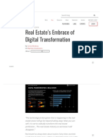 Real Estate's Embrace of Digital Transformation - Centric Digital