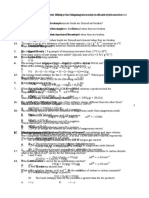 MCT MC (T + 273) : IB Chemistry SL Topic 5 Questions 1. 5. 9