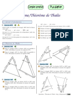 Chingatome-Quatrième-Théorème de Thalès PDF