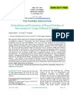 Formulation and Evaluation of Buccal Patches of Simvastatin by Using Different Polymers