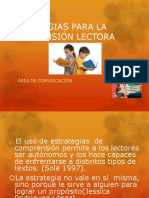 Estrategias para La Comprensión Lectora Ifd Una