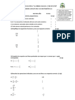 NOVENO Examen Supletorio de Matemáticas