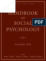 Handbook of Social Psychology