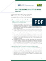 African Continental Free Trade Area Questions and Answers