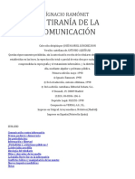 La Tiranía de La Comunicación ÍGNACIO RAMÓNET 