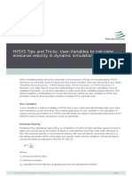 Hysys Tips and Tricks User Variables To Calculate Erosional Velocity in Dynamic Simulation Models