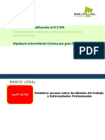 Decreto 28: Modificación Al D.S 594: Sobre Condiciones Sanitarias y Ambientales Básicas en Los Lugares de Trabajo"