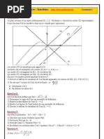 Exercices Fonctions Numeriques