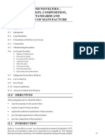 Unit 11 Softy and Novelties - Definition, Composition, Legal Standards and Method of Manufacture