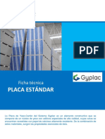 Ficha Tecnica Placa STD - Sistema Gyplac