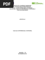 Apostila I - Limites - Curso Matemática PDF