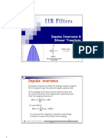 Impulse Invariance and Bilinear