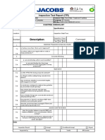 Description: Inspection Test Report (ITR)