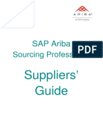 SAP Ariba Sourcing Professional Suppliers Guide - March 2017