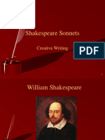 Shakespeare Sonnets: Creative Writing