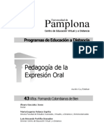 Pedagogia de La Expresion Oral