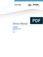 Service Manual: Spicer Tandem Drive Axles