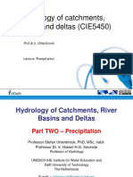 CIE5450 Hydrology Precipitation