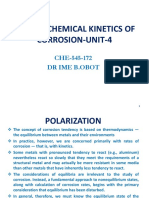 Electrochemical Kinetics of Corrosion-Unit-4: CHE-545-172 DR Ime B.Obot