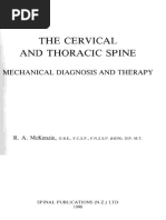 The Cervical and Thoracic Spine - Mecahnical Diagnosis and Therapy PDF