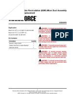 Instruction Sheet Air and Exhaust Gas Recirculation (EGR) Mixer Duct Assembly Heater Element Replacement