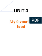 Unit 4: My Favourite Food