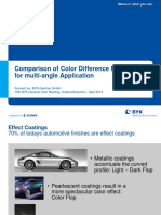 Comparison of Color Difference Methodes For Multi-Angle Application Konrad Lex BYK-Gardner