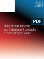 Units For Simultaneous and Independent Production of Hot and Cold Water