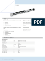 System For Sliding Doors Up To 160 KG: Mechanical Data