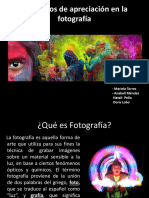 Elementos de Apreciación Artística en La Fotografía