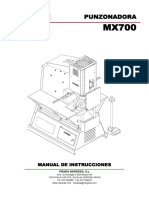 Manual Instrucciones mx700 PDF