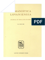 Humanistica Lovaniensia Vol. 29, 1980 PDF