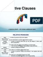 Relative Clauses: 2º Bachillerato - Ies Ciudad Jardín 2017-2018