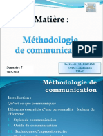 Méthodologie de Communication - S7