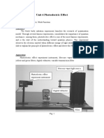 Unit 6 Photoelectric Effect: Keywords