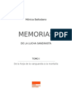 Memorias de La Lucha Sandinista. Tomo 1 Monica Baltodano