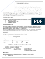 Weldability of Steels