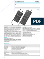 Optical Measuring Instruments: Optical Loss Test Set