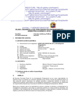 Sílabo Derecho Procesal III Investigación Preparatoria 2018-I