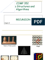 COMP 352 Data Structures and Algorithms: Recursion