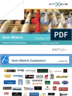 Item Matrix For SAP Business One - Product Presentation