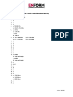 Surface Stack Questions: IWCF Well Control Practice Test Key