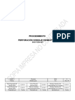 Procedimiento 001 Perforación Sondaje Diamentina - Superficie. Rev.1