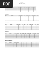 Year 1 Transit Form: Listening