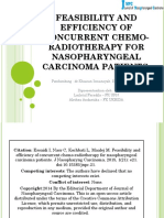 Feasibility and Efficiency of Concurrent Chemo-Radiotherapy For Nasopharyngeal Carcinoma Patients