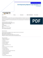 Civil Engineering Objective Type Questions, 1/e: Book Information Sheet Book Information Sheet