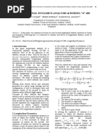 747 Longitudinal Dynamics