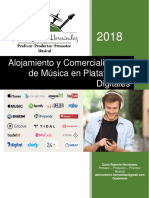 Alojamiento y Comercialización de Música en Plataformas Digitales PDF